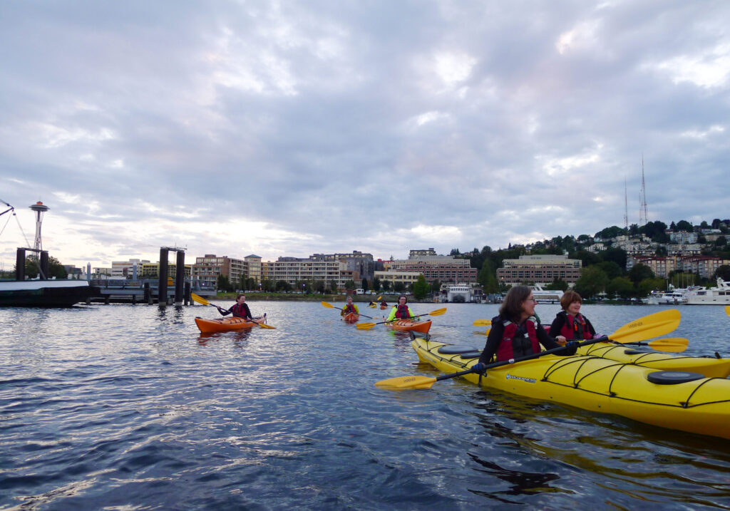 Kayaking on Lake Union