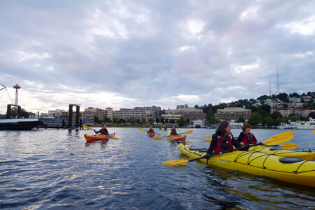 Kayaking on Lake Union