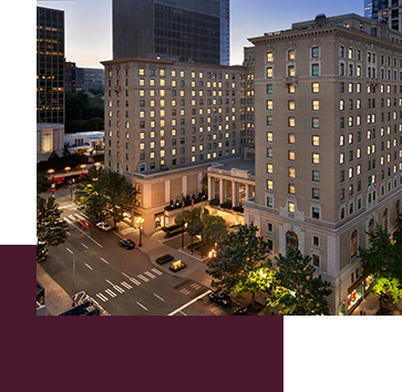 Exterior image of the Fairmont Olympic Hotel