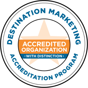 This destination organization is accredited by the Destination Marketing Accreditation Program (DMAP) of Destinations International.