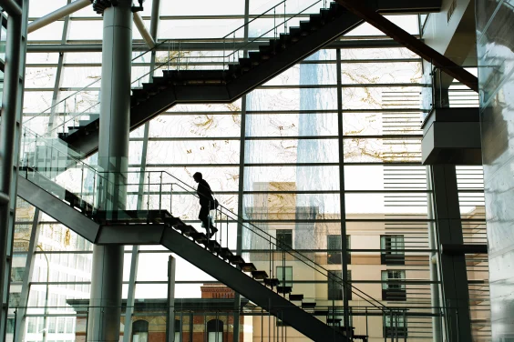 Stairwell & Glass Walls